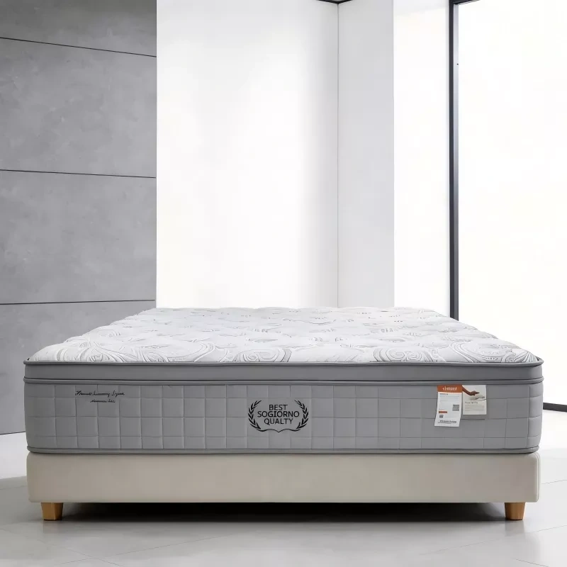 Split Folding Memory Foam Mattress Portable Guest Bed
