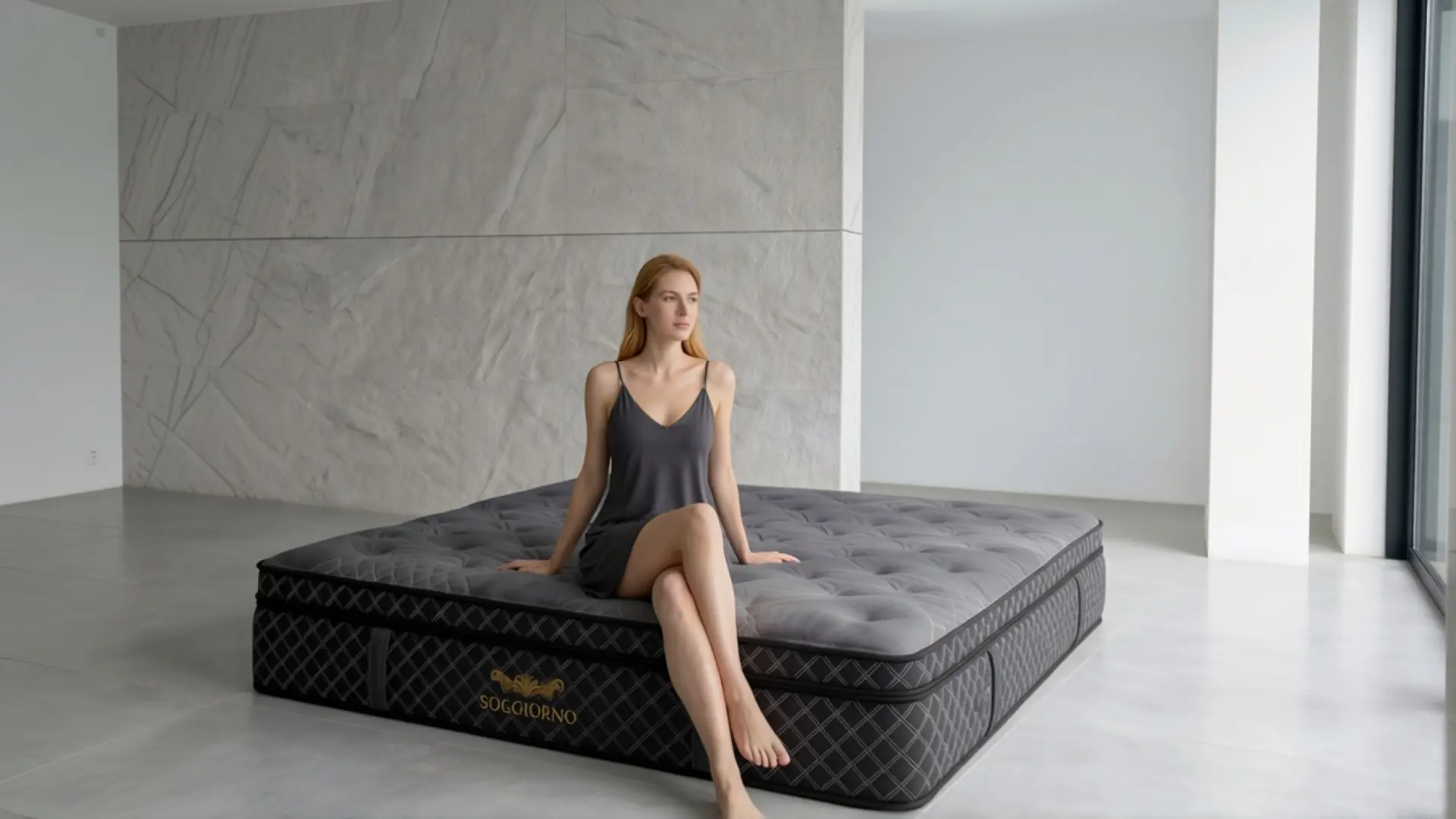 Organic latex foam mattress