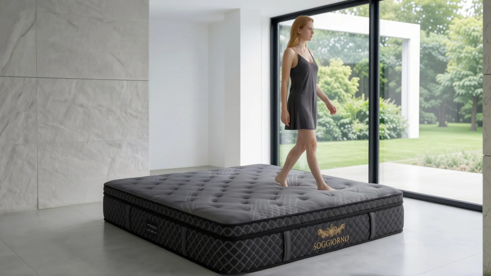 Organic latex foam mattress