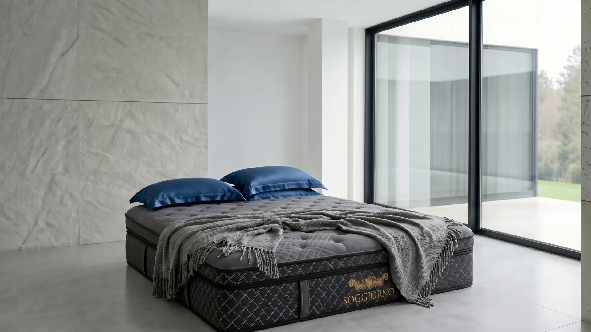 Organic latex foam mattress