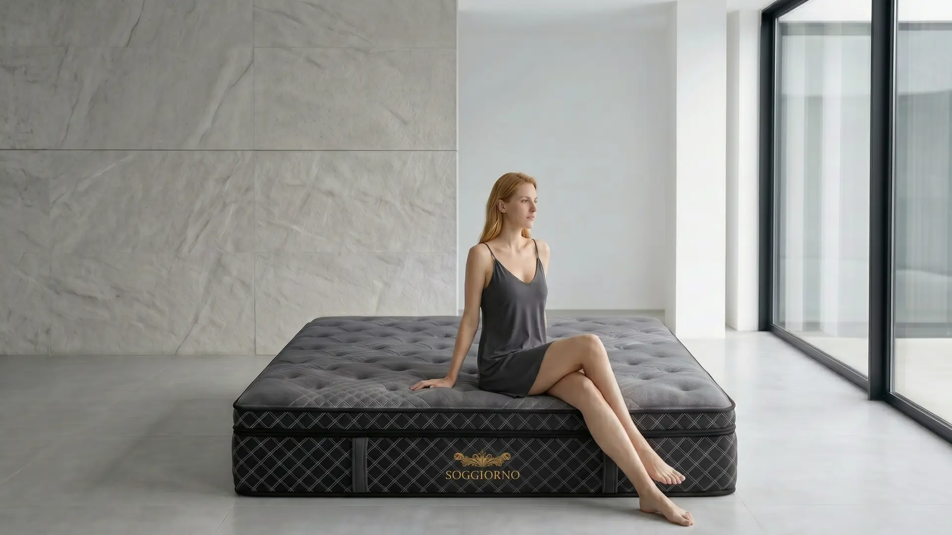 Organic latex foam mattress