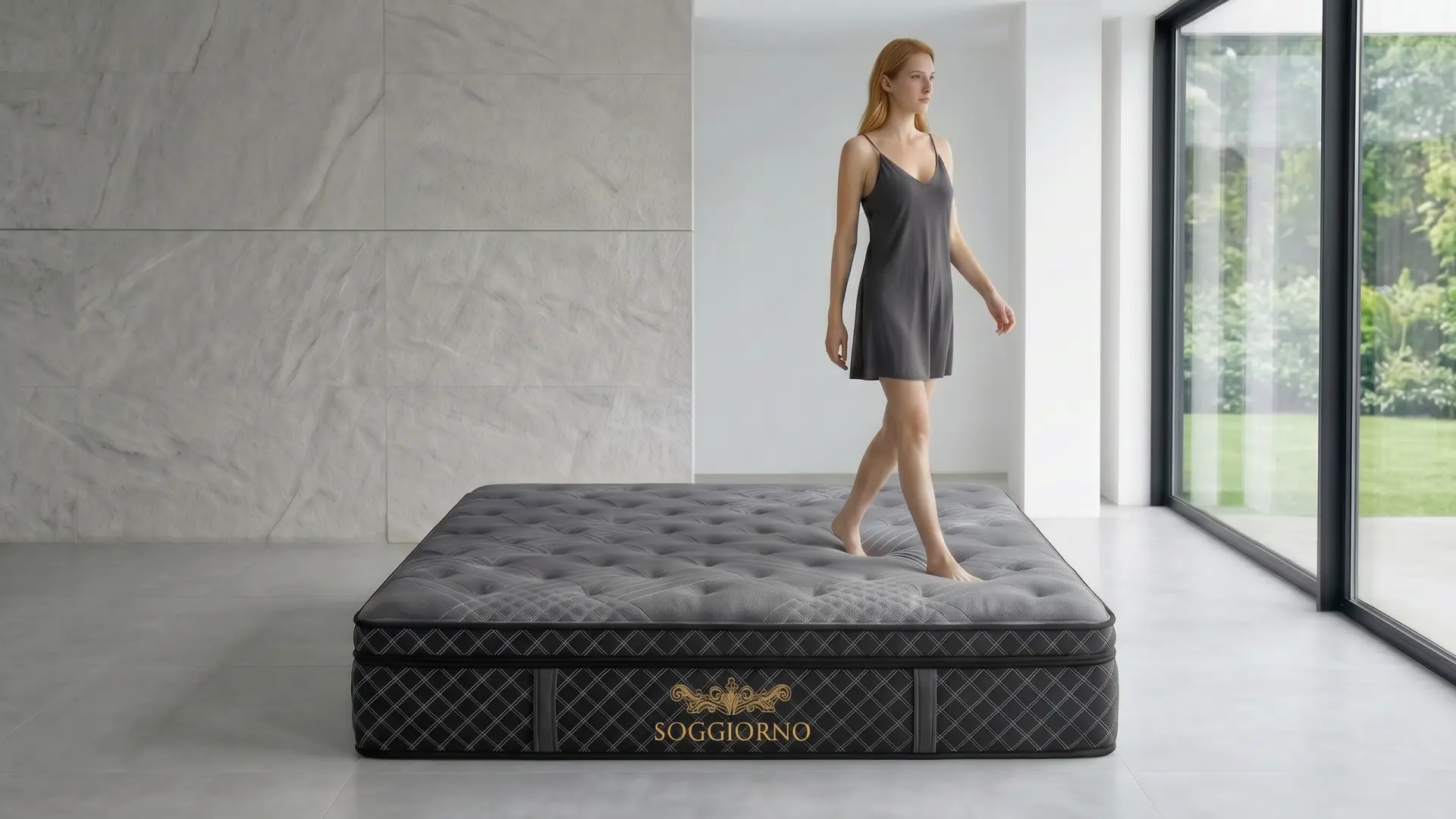 Organic latex foam mattress