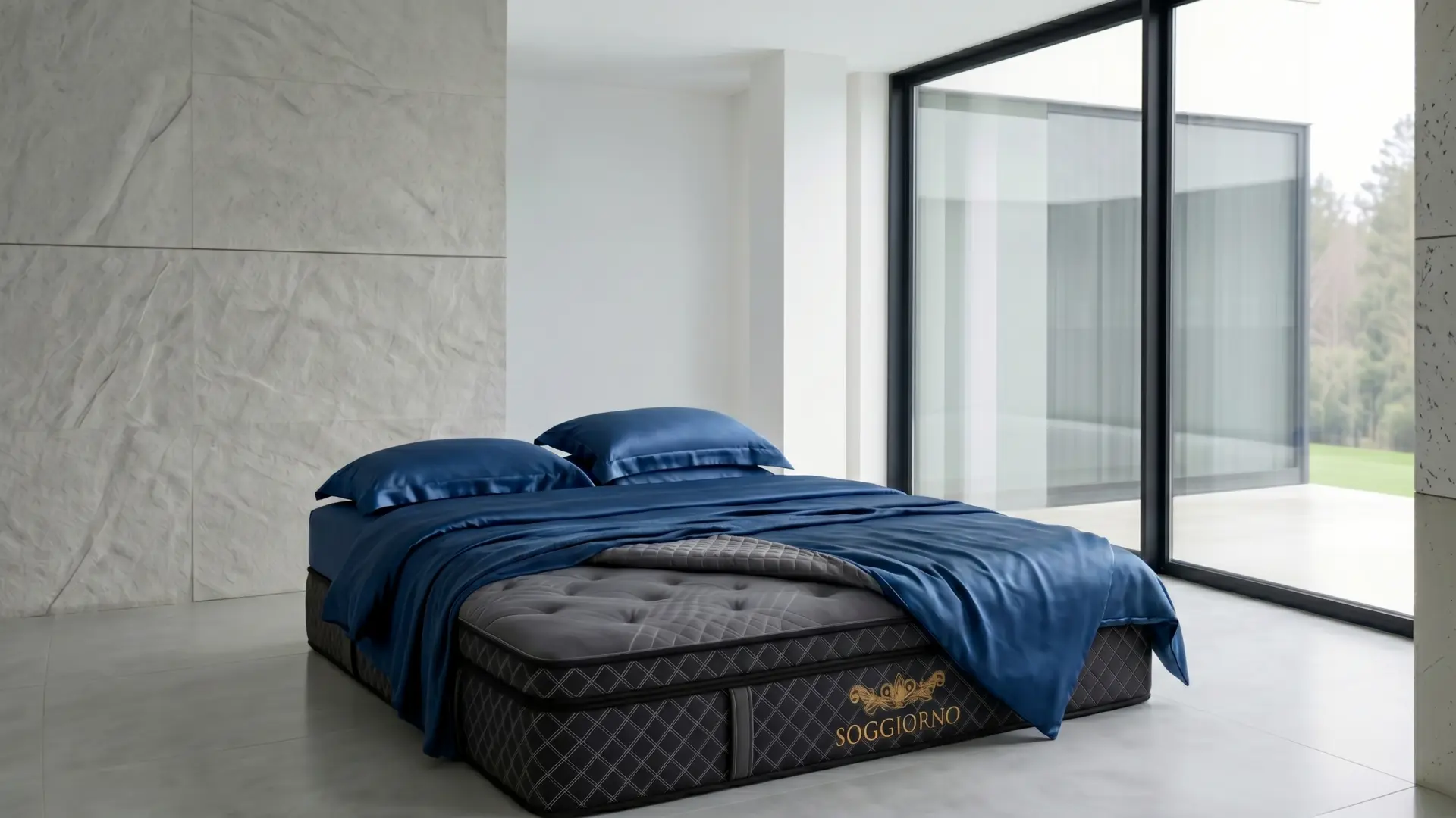 Organic latex foam mattress
