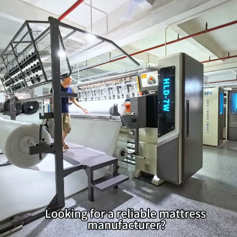how we quilt mattress fabric in-house
